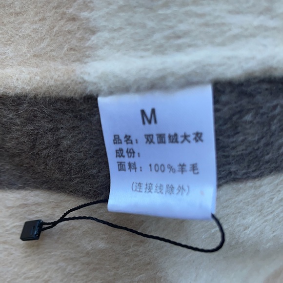 Women’s plaid check double-sided wool  coat - Picture 15 of 16